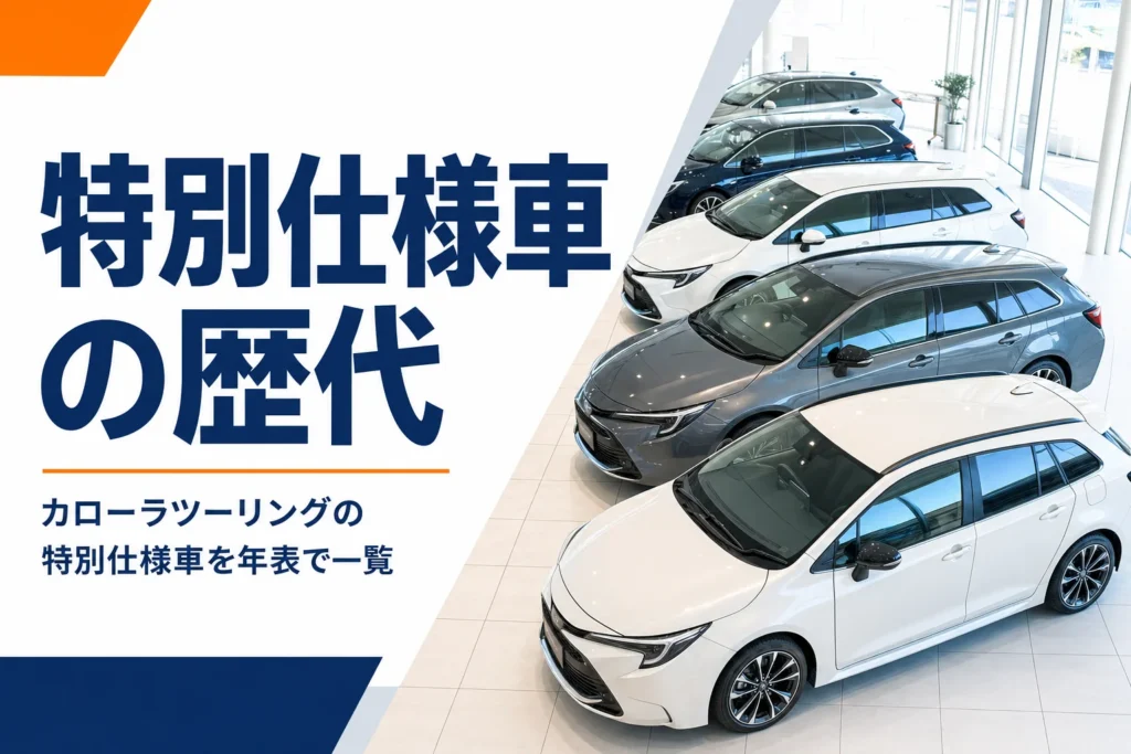 ショールームに並ぶステーションワゴン